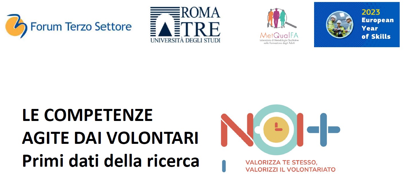 Volontari italiani modelli di “soft skills”: i risultati dell’indagine NOI+