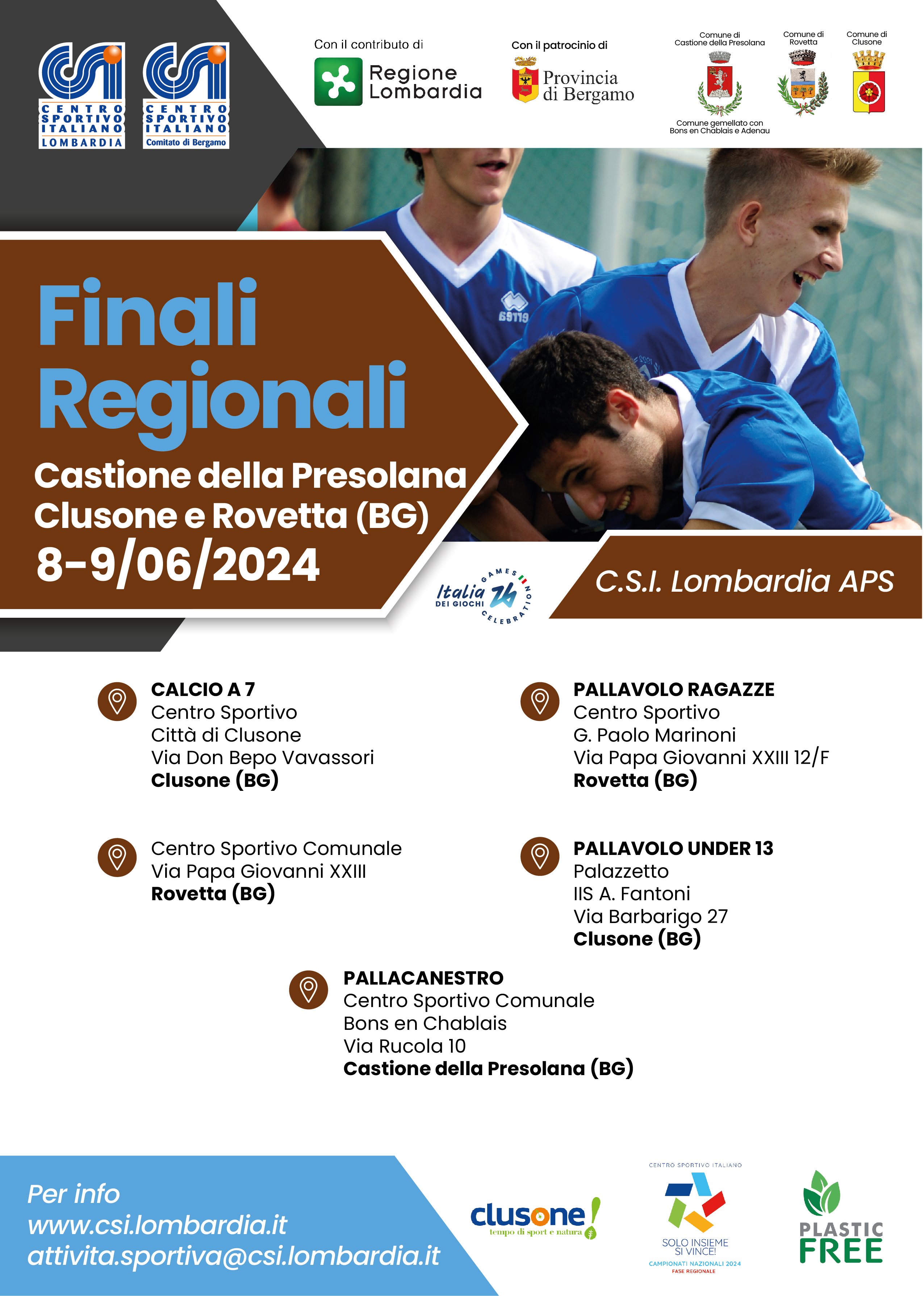 Finali Regionali Castione della Presolana Clusone e Rovetta (BG)
